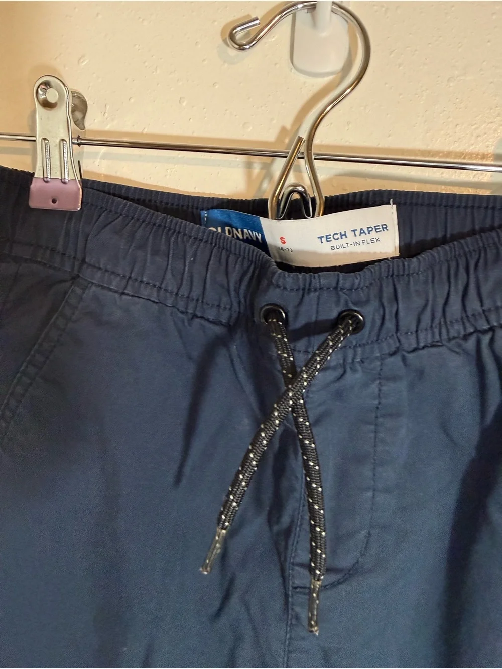 Old Navy Navy Tech Tapered Chino Joggers